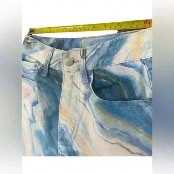 Urban Outfitters BDG '90s‎ Mid Rise Bootcut Jean in Blue Multi Size 24 Flare - Picture 10 of 15